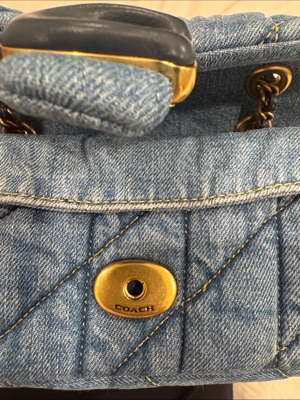 Coach Denim Tabby 20 - Picture 7 of 9